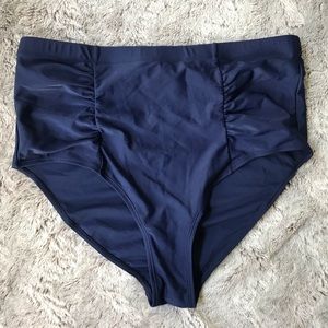 NWOT High-waisted bikini bottom. Never worn.